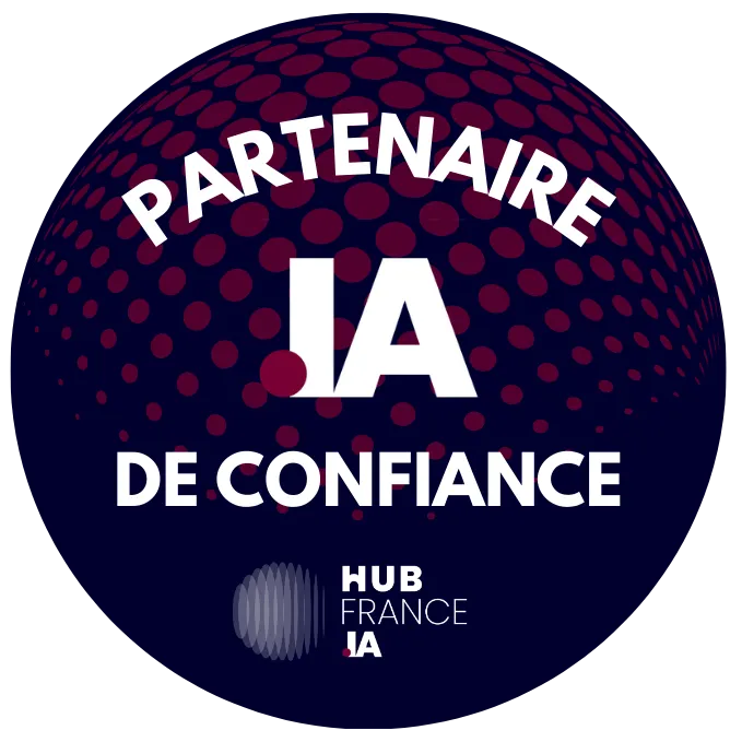 Logo Partenaire IA de confiance Hub France IA (2026)