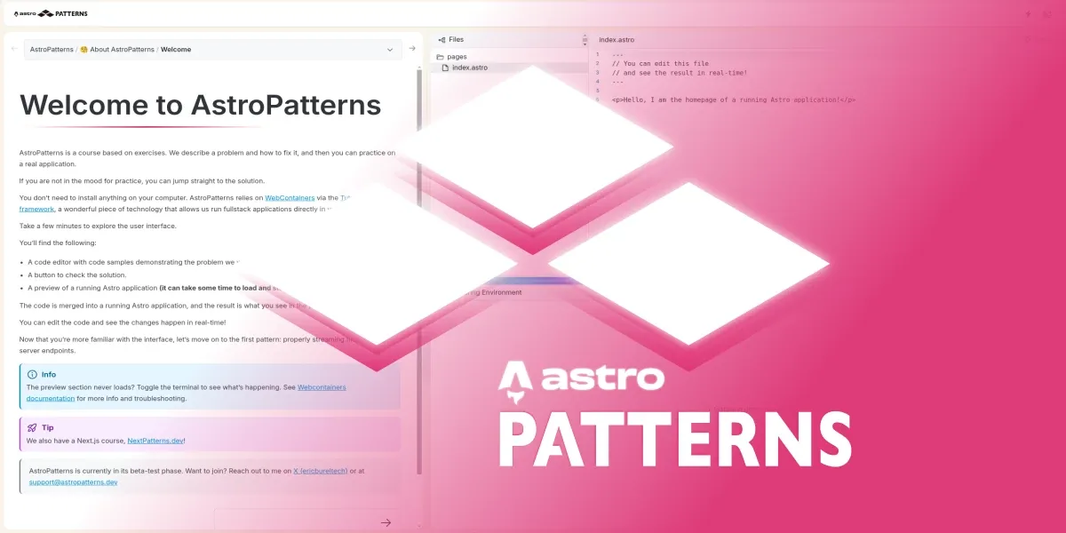 Master Astro.js with patterns