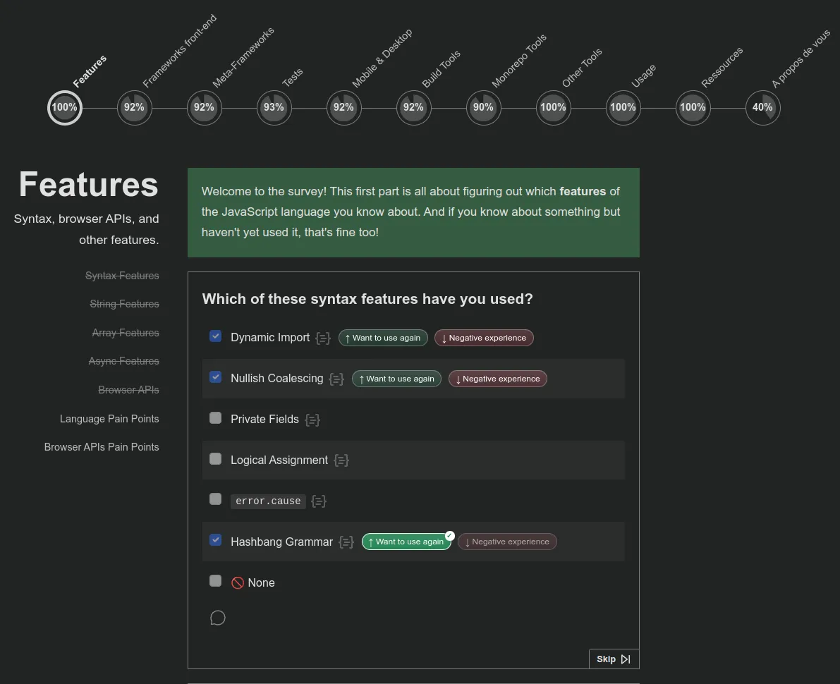 Devographics Surveys