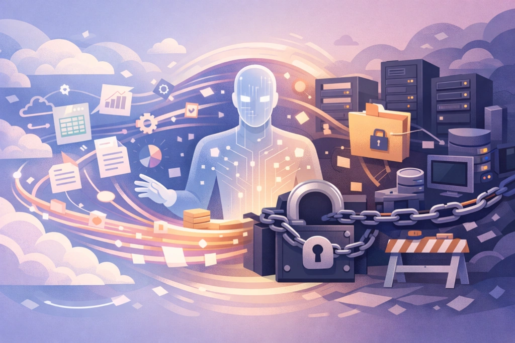 Illustration for the post Utiliser Microsoft est-il un frein à la transition IA ?