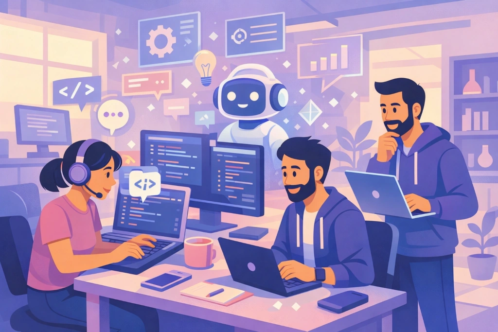 Illustration for the post L'IA améliore-t-elle la productivité des développeurs ?
