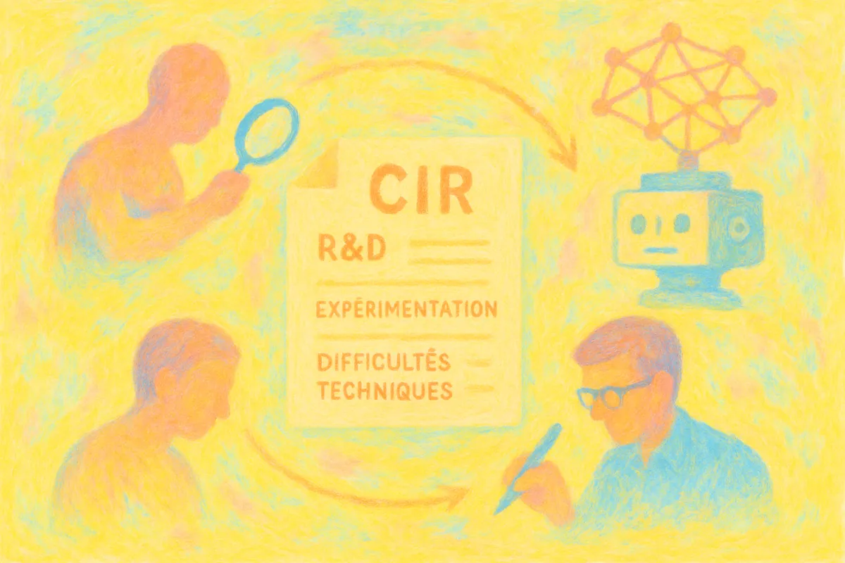 Illustration for the post Comment se préparer au contrôle CIR et JEI par les LLM ?
